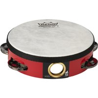 Remo 6 Single Row Pre-Tuned Tambourine Red