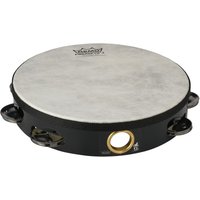 Remo 8 Single Row Pre-Tuned High Pitched Tambourine Black