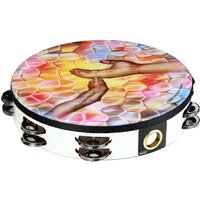 Remo 10 Double Row Pre-Tuned Tambourine Uplifted Hands