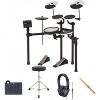 Roland TD-02KV V-Drums Electronic Drum Kit Premium Bundle