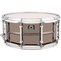 Ludwig Universal 13 x 7 Black Brass Snare Drum Chrome Hardware