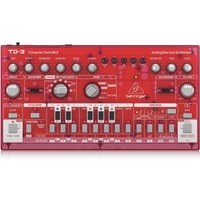 Behringer TD-3 Analog Bass Line Synthesizer Transparent Red