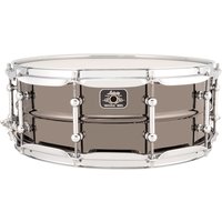 Ludwig Universal 14 x 5.5 Black Brass Snare Drum Chrome Hardware