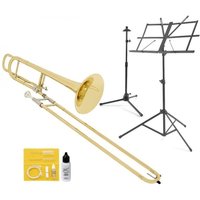 Bb/F Tenor Trombone + Accessory Pack by Gear4music