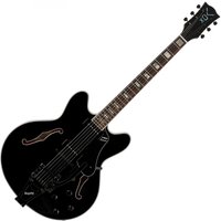 Vox Bobcat V90 Semi Hollow w/ Bigsby Jet Black