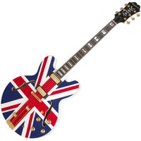 Read more about the article Epiphone Ltd Ed “Union Jack” Sheraton Outfit Alpine White