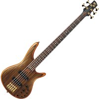 Ibanez SR1205 Premium 5-String Bass Guitar Vintage Natural Flat