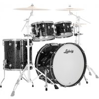 Ludwig Neusonic 22 Rapid MOD2 4pc Shell Pack Ebony Pearl