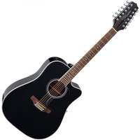 Takamine GD38CE Dreadnought 12 String Electro Acoustic Black Gloss