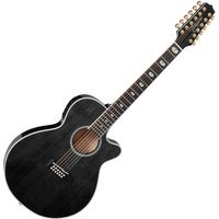 Takamine TSP158C Thinline 12 String Electro Acoustic Trans Black