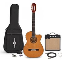 Thinline Electro Classical Guitar + 15W Amp Pack