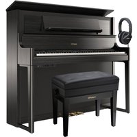 Roland LX708 Digital Piano Package Charcoal Black