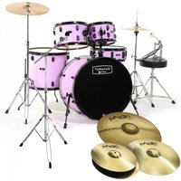 Mapex Tornado 20 Fusion 5pc Drum Kit w/Paiste Lavender