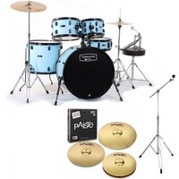 Read more about the article Mapex Tornado 22 Rock Fusion 5pc Drum Kit w/Paiste Hawaii Blue