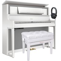Roland LX708 Digital Piano Package Polished White