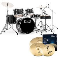 Read more about the article Mapex Tornado III 18″ Compact Drum Kit w/Zildjian Cymbals Black
