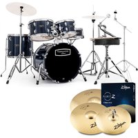 Read more about the article Mapex Tornado III 18″ Compact Drum Kit w/Zildjian Cymbals Blue