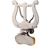 Trumpet Bell Lyre by Gear4music Silver