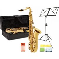 Read more about the article Tenor Saxophone by Gear4music + Complete Pack Gold