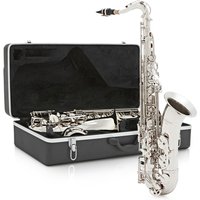 Tenor Saxophone by Gear4music Nickel - Nearly New