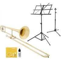 Student Tenor Trombone in Bb + Beginner Pack by Gear4music