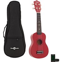 Ukulele Pack by Gear4music Red