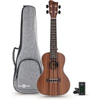 Koa Concert Ukulele Pack by Gear4music