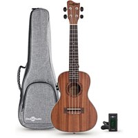 Koa Concert Electro-Ukulele Pack by Gear4music