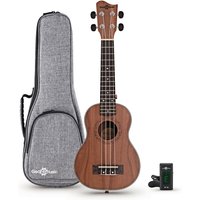 Koa Soprano Ukulele Pack by Gear4music