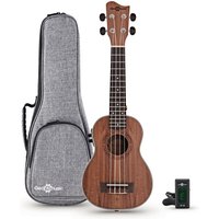 Koa Soprano Electro-Ukulele Pack by Gear4music