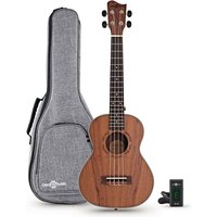 Koa Tenor Electro-Ukulele Pack by Gear4music