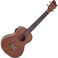 Sapele Tenor Electro-Ukulele by Gear4music