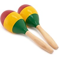 Large Wooden Maracas by Gear4music