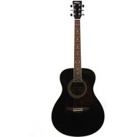 Vintage V300 Folk Acoustic Guitar Black - Secondhand