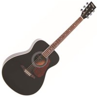 Vintage V300 Folk Acoustic Guitar Black