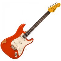 Vintage V6 Icon Distressed Firenza Red