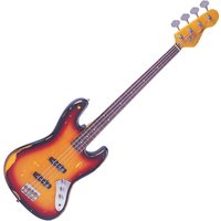 Vintage V74MRJP Icon Fretless Bass Sunburst
