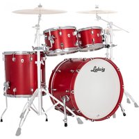 Ludwig Neusonic 22 MOD2 4pc Shell Pack Satin Diablo Red