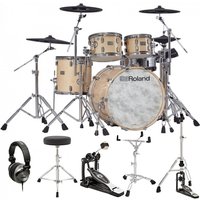 Read more about the article Roland VAD-706 Electronic Drum Kit Gloss Natural Bundle