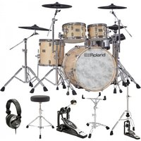 Read more about the article Roland VAD-706 Electronic Drum Kit Gloss Natural with Accessory Pack