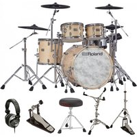 Read more about the article Roland VAD-706 Electronic Drum Kit Gloss Natural Premium Bundle