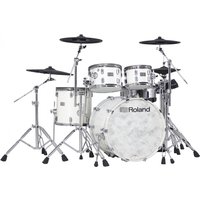 Roland VAD-706 V-Drums Acoustic Design Drum Kit Pearl White