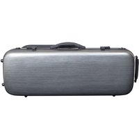 Hidersine Polycarbonate Viola Oblong Case Brushed Silver