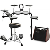 VISIONDRUM Compact Mesh Electronic Drum Kit Amp Pack