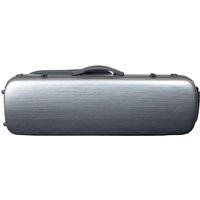 Hidersine Polycarbonate Violin Oblong Case Brushed Silver