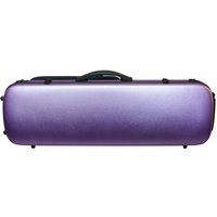 Hidersine Polycarbonate Violin Oblong Case Brushed Purple