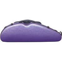 Hidersine Polycarbonate Violin Halfmoon Case Brushed Purple