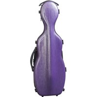Hidersine Polycarbonate Violin Gourd Case Brushed Purple