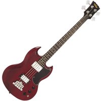Vintage VS4 Reissued Bass Cherry Red