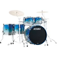 Read more about the article Tama Starclassic Walnut/Birch 5pc Shell Pack Molten Blue Ice Fade